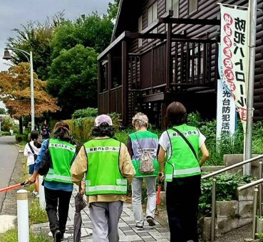 毎月一回の防犯パトロール